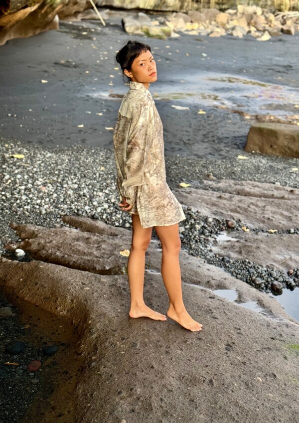 Botanical Mid-Length Shirt - immagine 4